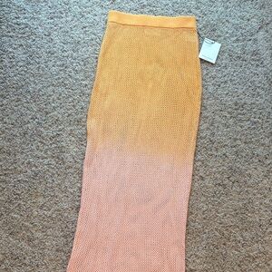 Spiritual Gangster crochet knit skirt, beach coverup